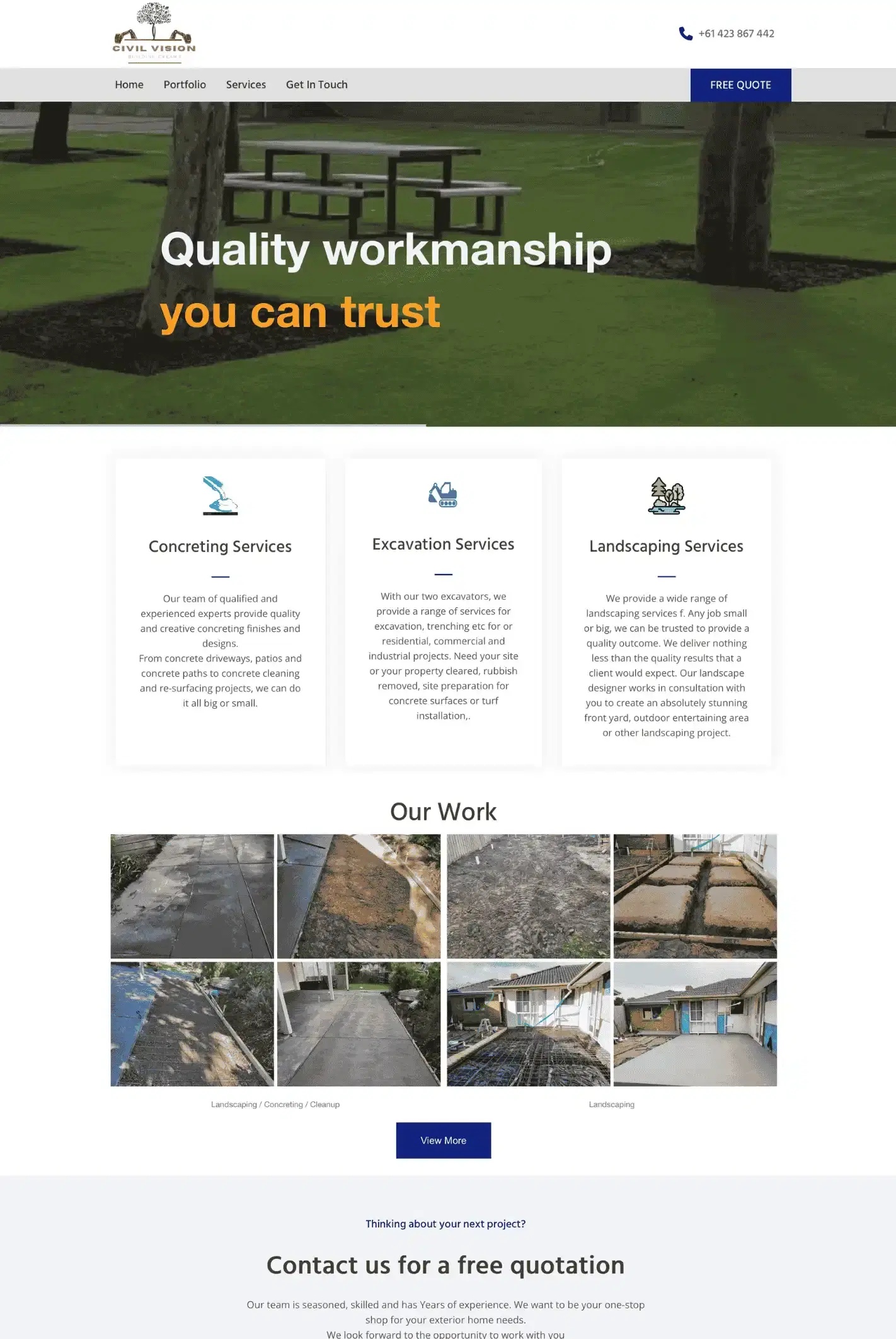 Civil Vision project screenshot